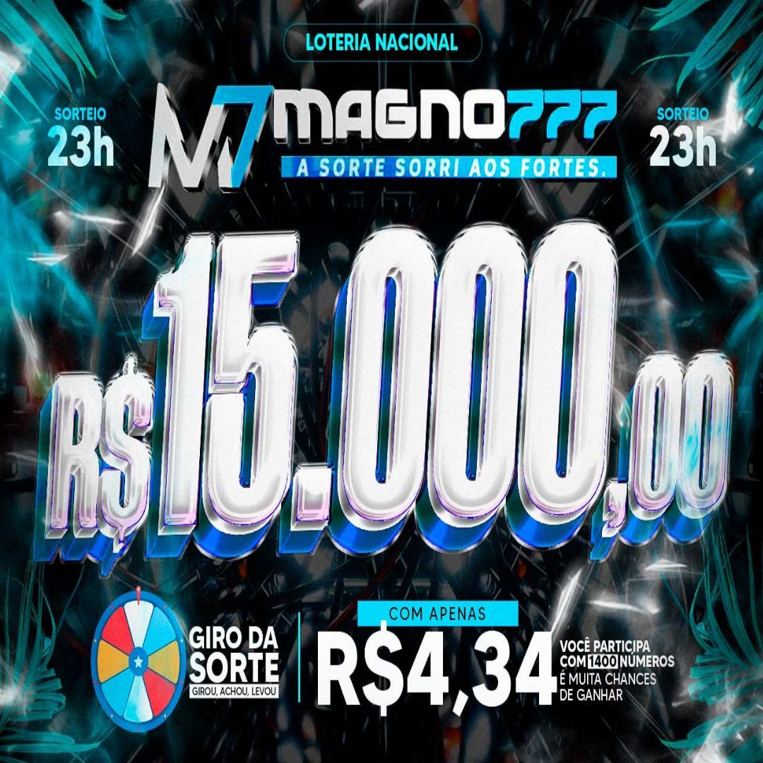 15.000,00 MIL NO PIX SEGUNDA-FEIRA