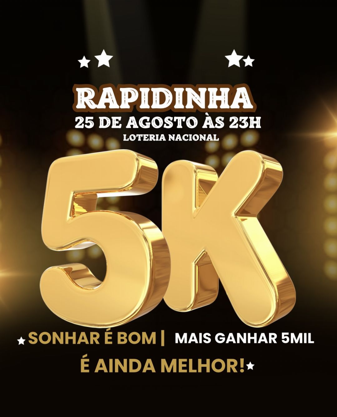 RAPIDINHA 5.000,00 MIL NO PIX SEGUNDA-FEIRA